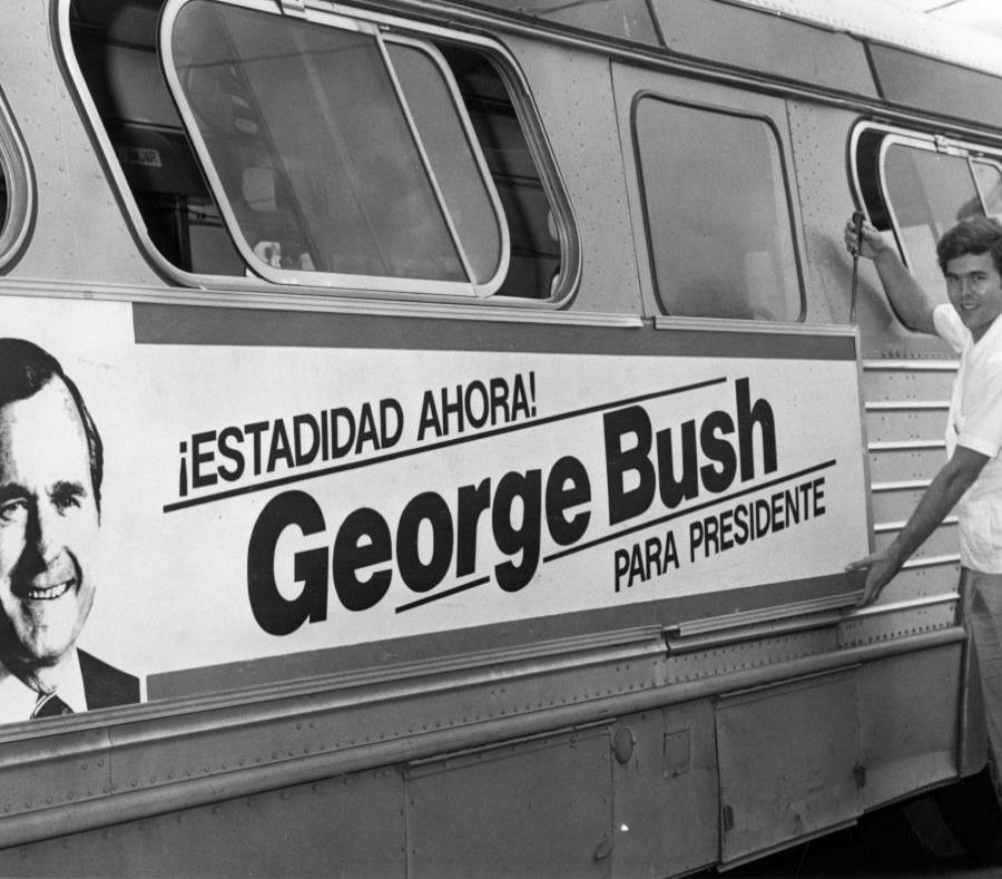 41st president of the United States, George H.W. Bush, who died Friday at age 94, supported statehood for Puerto Rico. (GFR Media) (semisquare-x3)