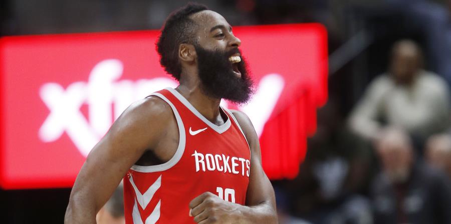 James Harden, de los Rocket de Houston, es el líder encestador de la liga. (horizontal-x3)