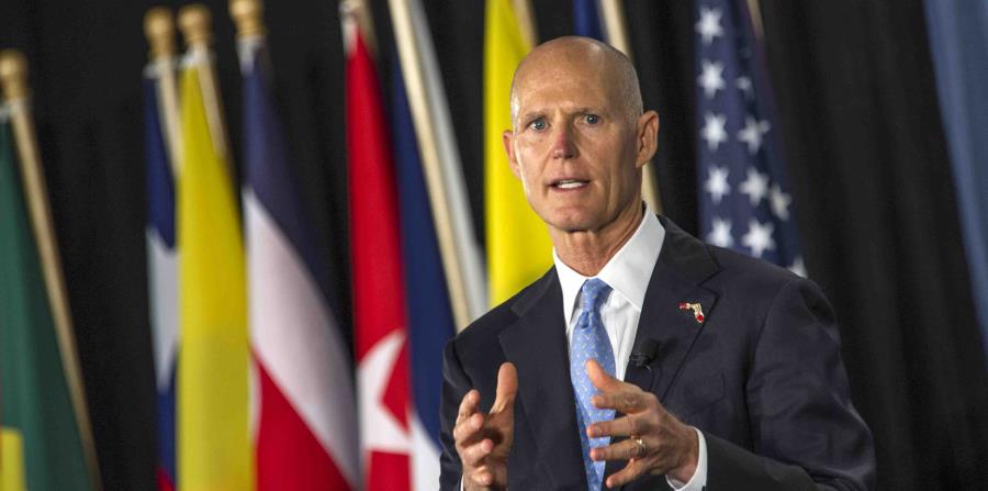 El gobernador de Florida, Rick Scott. (horizontal-x3)