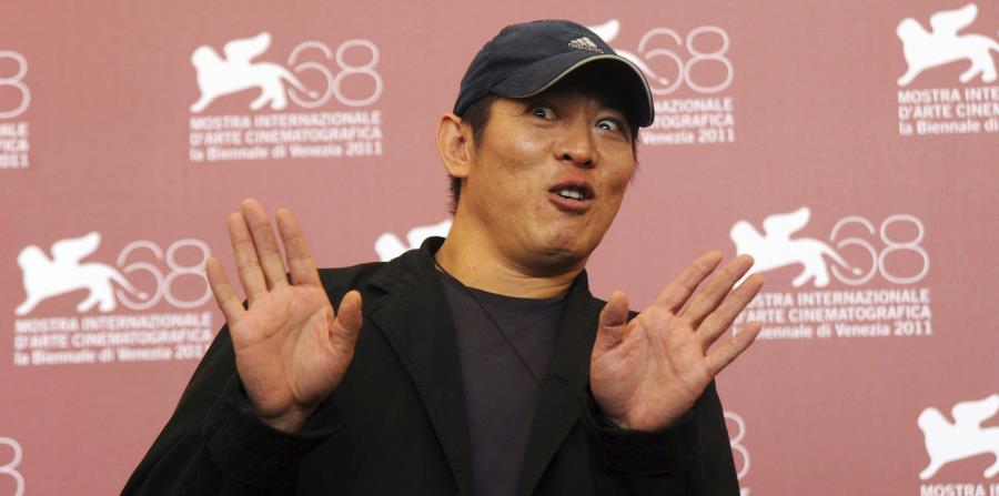 Foto de archivo de la ocasión en la que el actor chino Jet Li presentaba la película