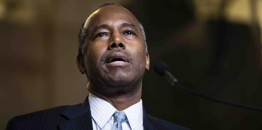 Ben Carson, secretario del HUD, se expresó durante una audiencia del Comité de Servicios Financieros. (horizontal-x3)
