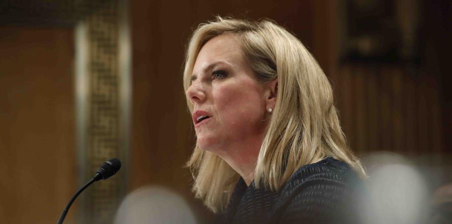 La secretaria estadounidense de Seguridad Nacional, Kirstjen Nielsen, testifica ante la Comisión de Seguridad del Senado (horizontal-x3)