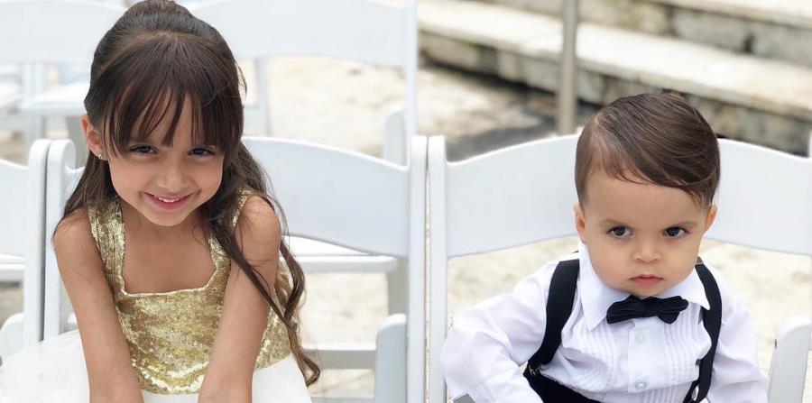 Mika tiene 6 años, mientras Roco -el hijo menor de Fonsi- 1. (horizontal-x3)