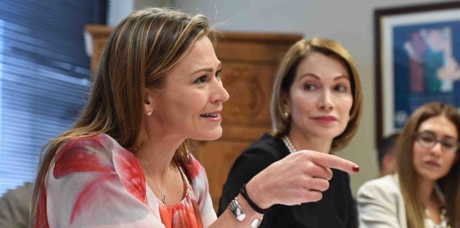 La secretaria de Educación, Julia Keleher, durante la vista que realizó la Comisión de Derechos Civiles. (GFR Media) (horizontal-x3)