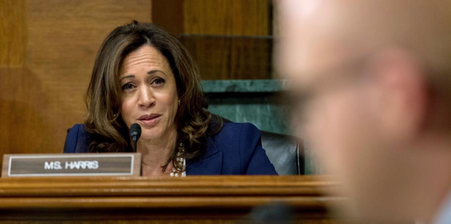 La senadora Kamala Harris lidera la legislación que busca establecer normas federales para contar las muertes luego de un desastre natural. (AP / José Luis Magana) (horizontal-x3)