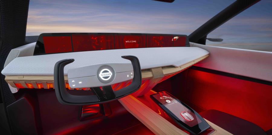 A lo largo del exterior y el interior de Nissan Xmotion, los diseñadores recurrieron a técnicas de construcción, artesanía y materiales tradicionales, pero los aplicaron con una estética de diseño moderno. (horizontal-x3)