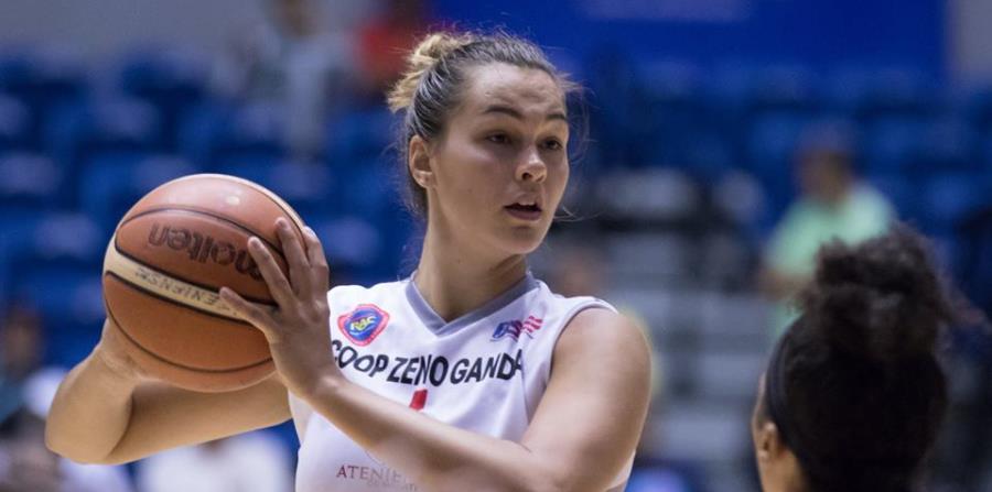 Kathryn Westbeld logró 21 puntos en la victoria de Manatí. (Suministrada) (horizontal-x3)