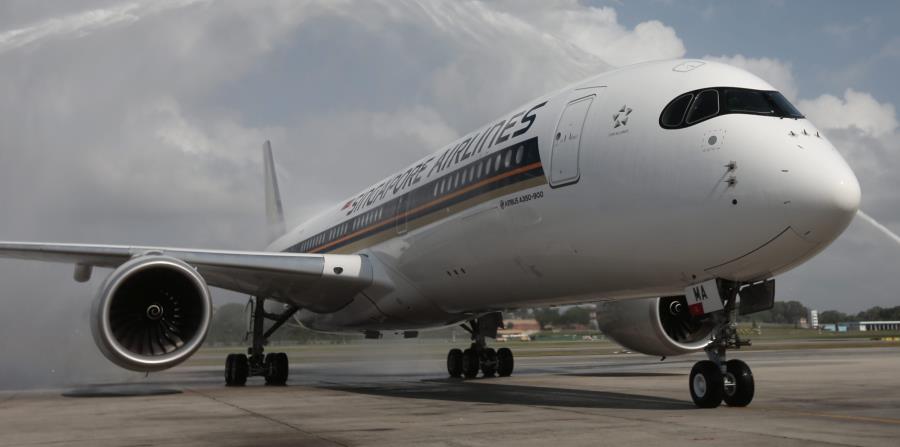 Uno de los 67 aviones encargados por Singapore Airlines a Airbus y que se utilizarán para las rutas de larga distancia. (EFE) (horizontal-x3)