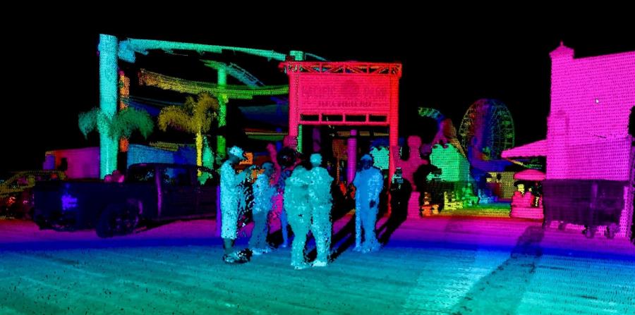 Las nuevas capacidades de percepción desarrolladas por Luminar en colaboración con Volvo Cars hacen posible que el sistema detecte posturas humanas. (horizontal-x3)