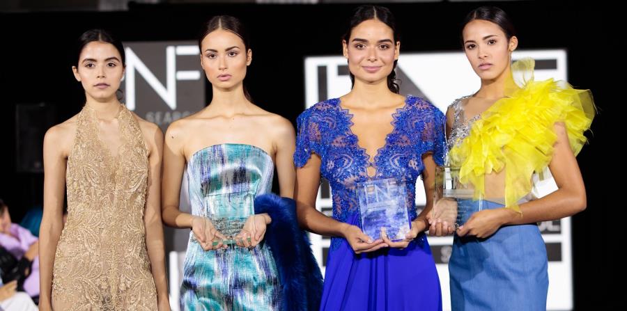 Yoliann Rivera, Andrea Colón, Elizabeth Sierra y Jennifer Collazo fueron las ganadoras del Fashion New Face Model Search. (Suministrada) (horizontal-x3)