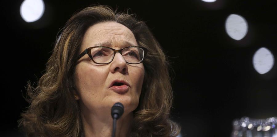 La nominada para ser directora de la CIA, Gina Haspel, en sus audiencias en el Congreso en Washington el 9 de mayo del 2018. La comisión del Senado se dispone a recomendar al pleno que la confirme en el puesto. (horizontal-x3)