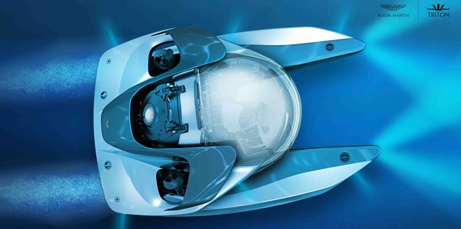 El Proyecto Neptuno, de Aston Martin, fue confeccionado en conjunto con Triton Submarines, con sede en Florida. (horizontal-x3)
