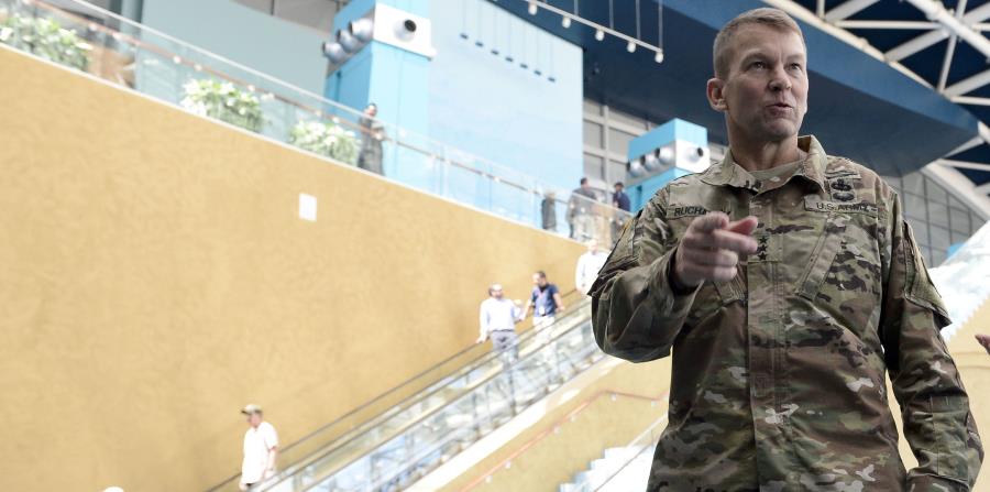 Jeffrey Buchanan in the Puerto Rico Convention Center. (GFR Media) (horizontal-x3)