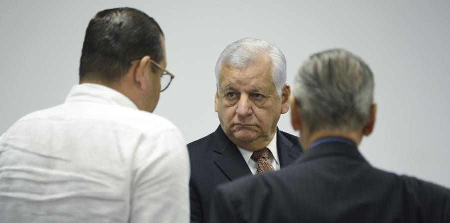 El exalcalde de Guaynabo, Héctor O'Neill, asistió el febrero pasado a una vista judicial del caso de hostigamiento sexual que le imputan. (GFR Media) (horizontal-x3)