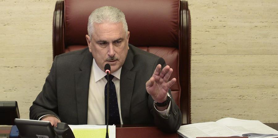 El presidente del Senado, THomas Rivera Schatz, durante una sesión senatorial. (GFR Media) (horizontal-x3)