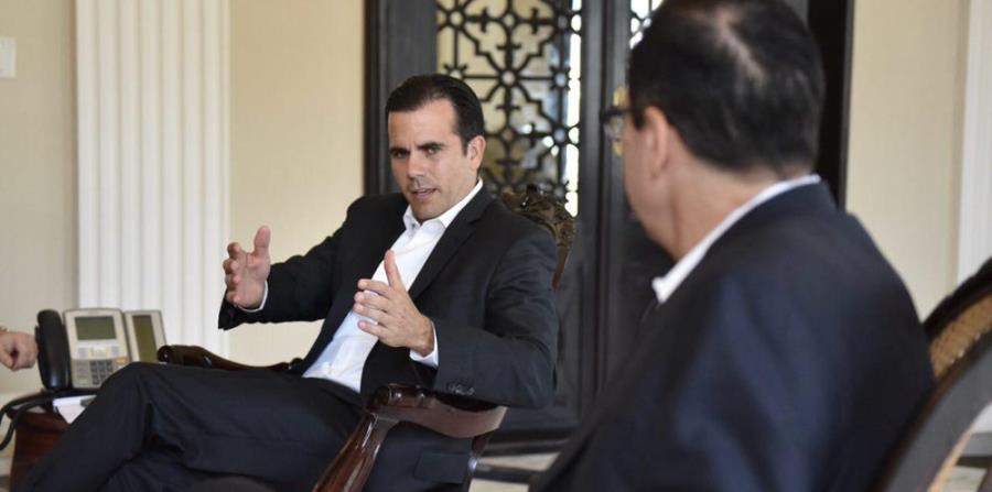 Rosselló hizo las declaraciones a través de un comunicado después de reunirse con el secretario del Tesoro federal, Steve Mnuchin. (horizontal-x3)
