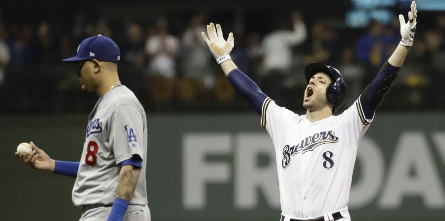 Los Cerveceros jugarán nuevamente en su casa en el partido decisivo ante los Dodgers. (AP) (horizontal-x3)