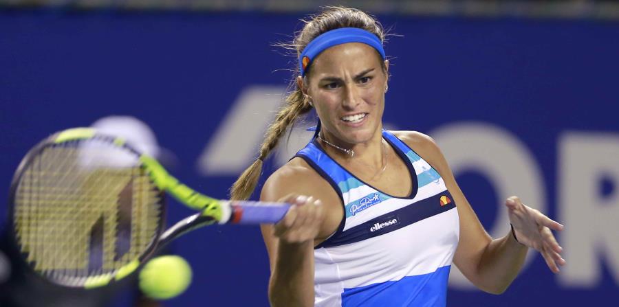 Monica Puig durante su participación en el torneo en Tokio. (AP / Shizuo Kambayashi) (horizontal-x3)