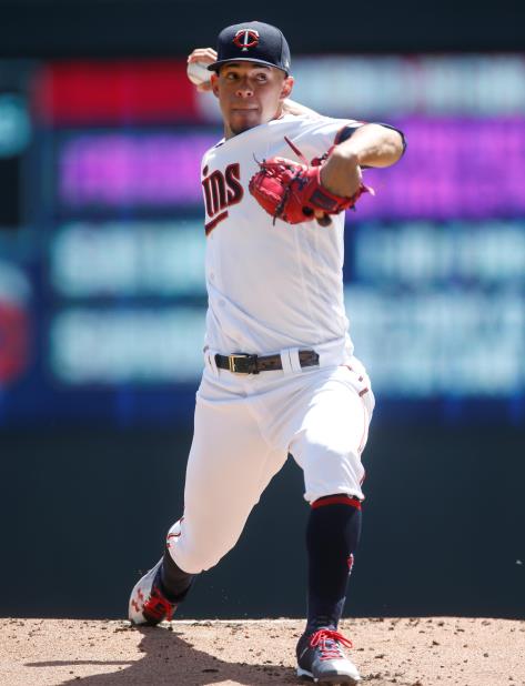 De 24 años, José Berríos admite que no abrigaba muchas esperanzas de participar en el Juego de Estrellas, especialmente luego de sus últimas dos salidas antes de la del lunes. (AP / Jim Mone) (vertical-x1)