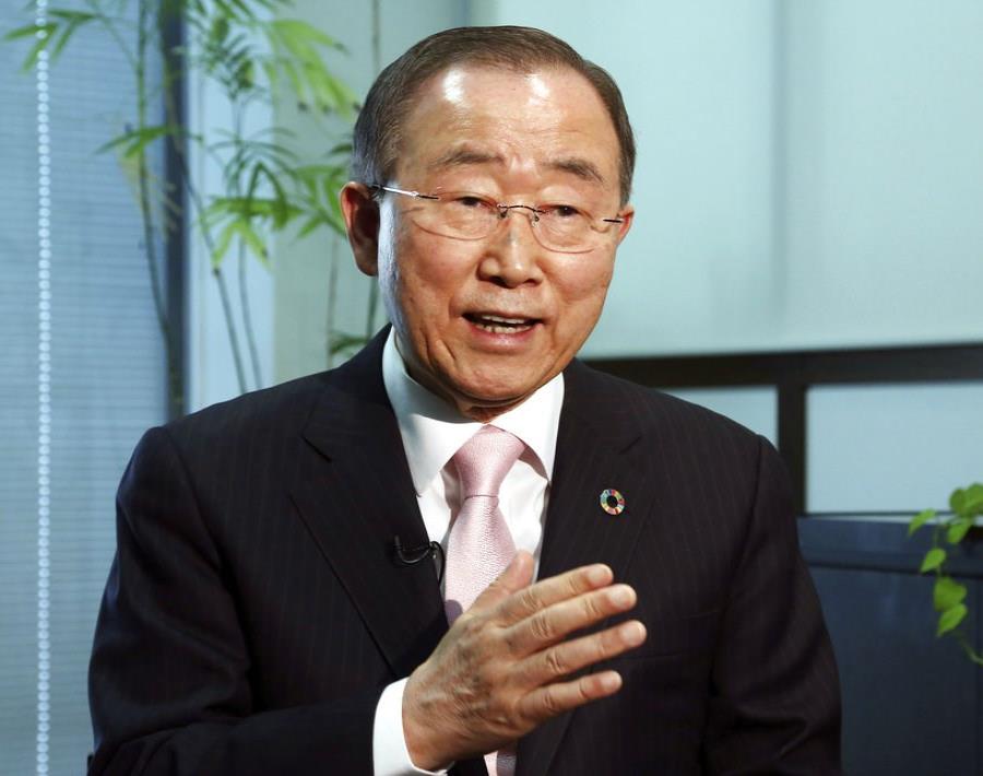 El exsecretario general de la ONU Ban Ki-moon (semisquare-x3)
