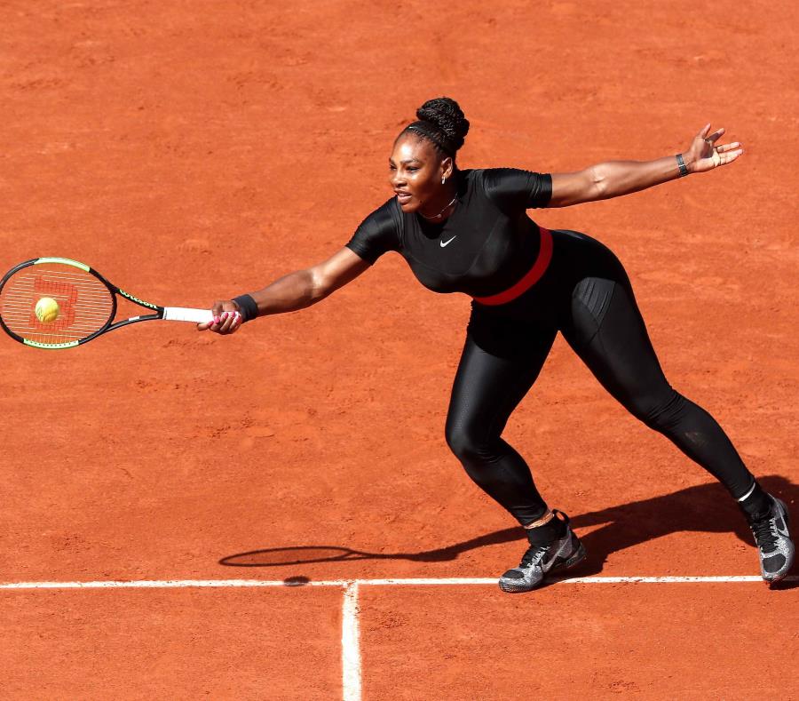 Williams aseguró que el conjunto le mejoraba la circulación sanguínea y le ayudaba a recuperarse tras su difícil parto el pasado septiembre. (semisquare-x3)