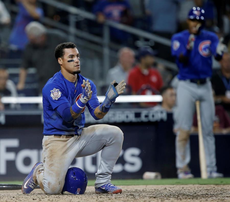 Javier Báez está envuelto en una gran temporada en todos los niveles. (AP) (semisquare-x3)