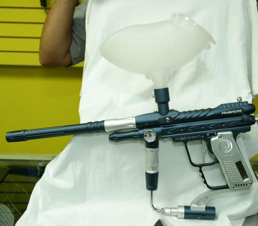 Los sospechosos utilizaron un marker, o pistola, operada por gas similar a la que se muestra arriba. (GFR Media) (semisquare-x3)