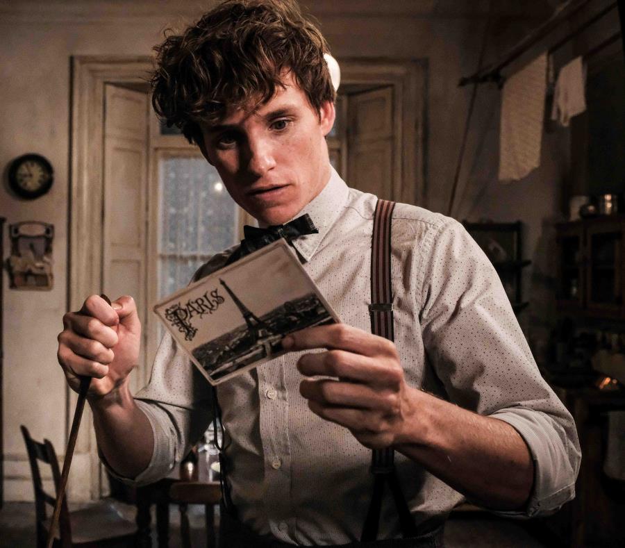 En la foto Eddie Redmayne en su personaje de la secuela de