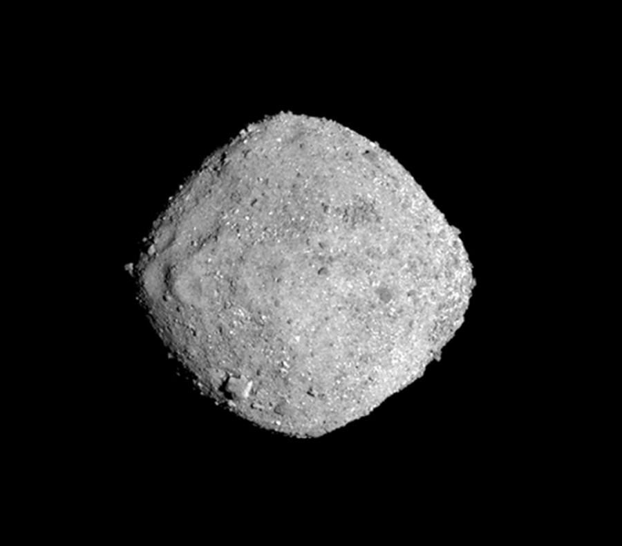 La NASA muestra el asteroide Bennu. (AP) (semisquare-x3)