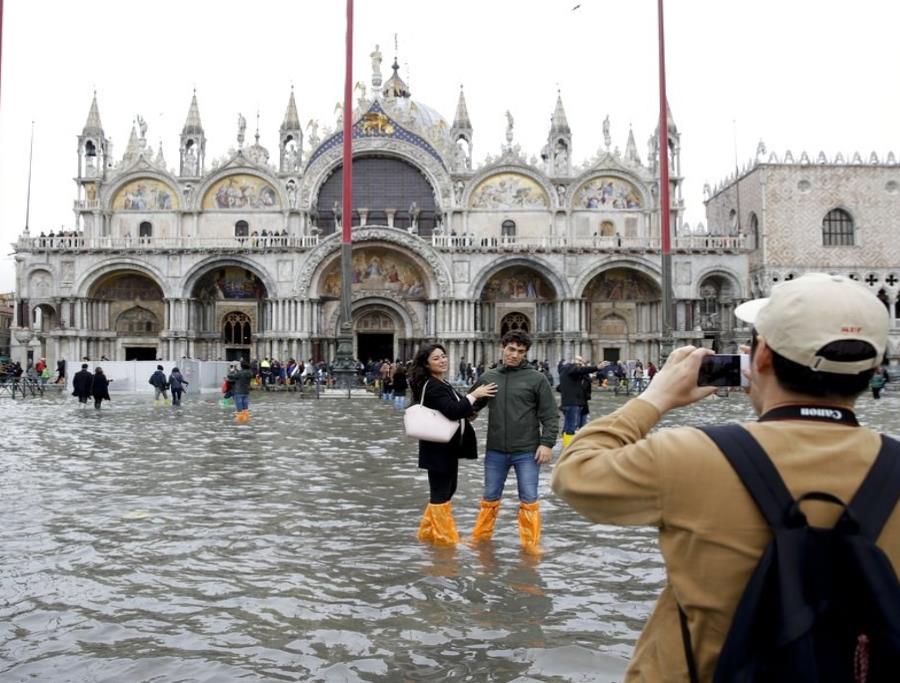 Resultado de imagen para inundaciones en venecia