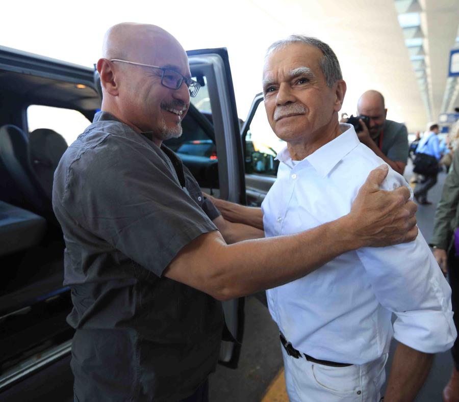 Oscar López Rivera (der.) participará en Bolivia en el seminario “América en disputa”. (semisquare-x3)