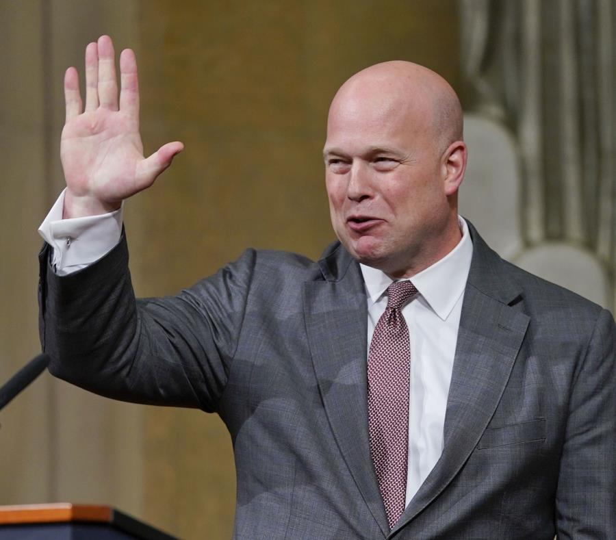Matthew Whitaker durante una actividad la semana pasada. (AP) (semisquare-x3)