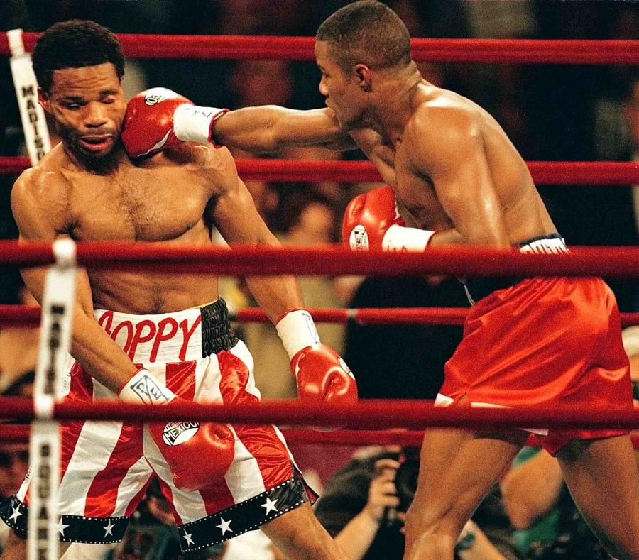 Félix “Tito” Trinidad ganó un título en el peso mediano tras derrotar a William Joppy. (GFR Media) (semisquare-x3)