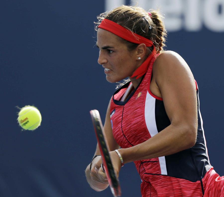 Mónica Puig durante su participación en el Abierto de Estados Unidos. (AP) (semisquare-x3)
