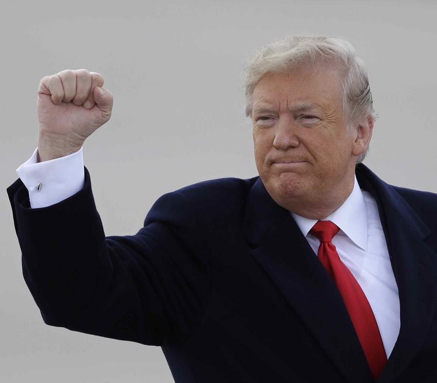 En la foto El presidente Donald Trump. (semisquare-x3)