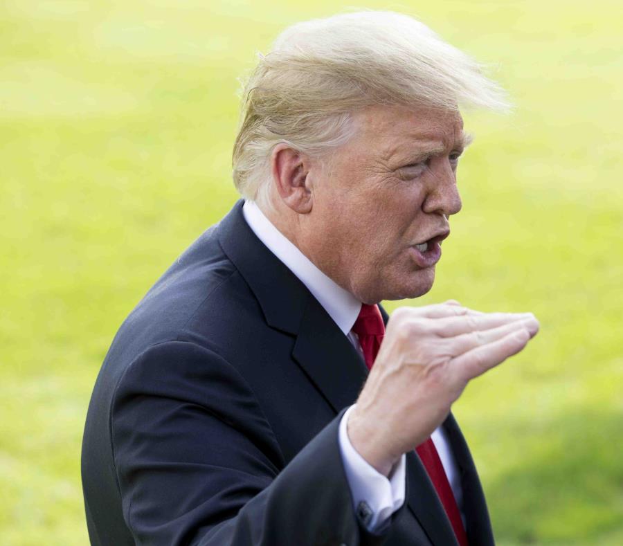 La campaña para la reelección de Donald Trump y sus comités afiliados han reunido al menos $106 millones en el último año y medio. (EFE / Michael Reynolds) (semisquare-x3)