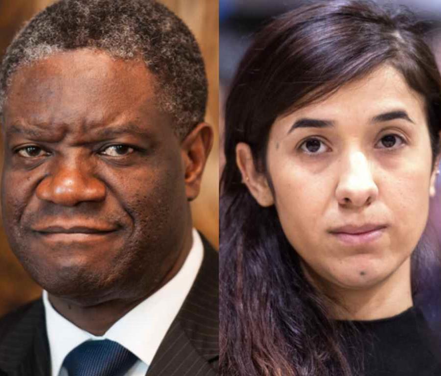 El médico congoleño Denis Mukwege y la activista iraquí de derechos humanos Nadia Murad fueron galardonados con el Nobel de la Paz (semisquare-x3)