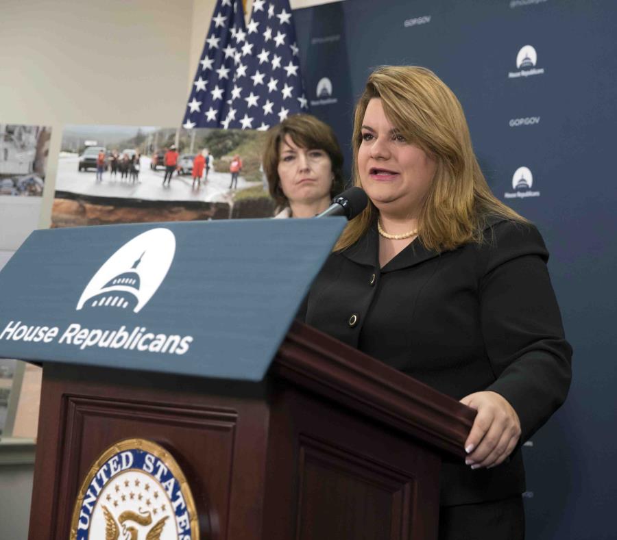 La comisionada Jenniffer González ha expresado que su lucha por la igualdad para Puerto Rico no se limitará al Congreso. (AP / J. Scott Applewhite) (semisquare-x3)