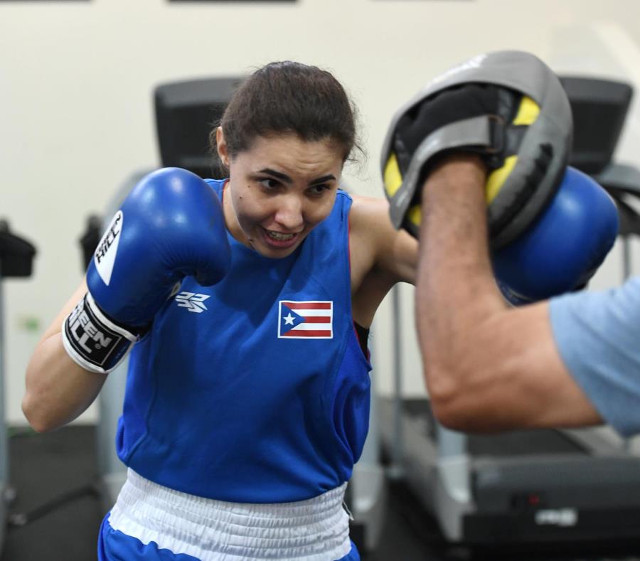Stephanie Piñero será una de las boxeadoras activas en Santiago. (semisquare-x3)