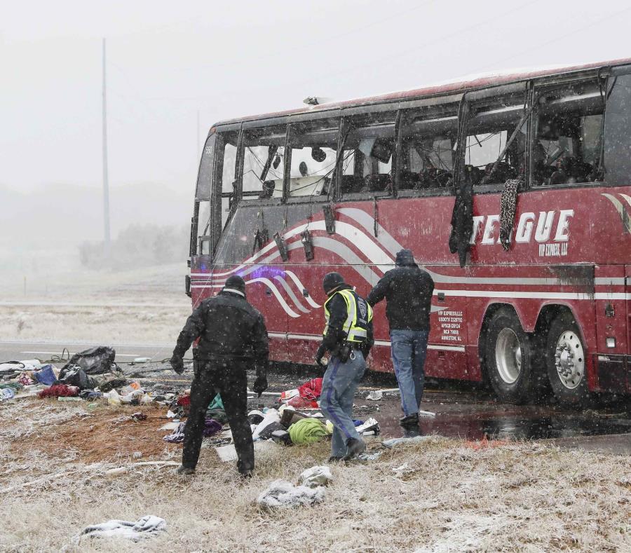 Los efectos de la tormenta invernal en DeSoto County, Mississippi el 14 de noviembre de 2018. (AP) (semisquare-x3)
