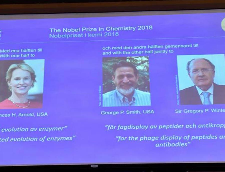 Otorgan el Nobel de Química a tres científicos por controlar el poder de la evolución (semisquare-x3)