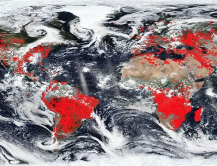Impactantes imágenes de la NASA muestran todos los incendios activos en el mundo (semisquare-x3)