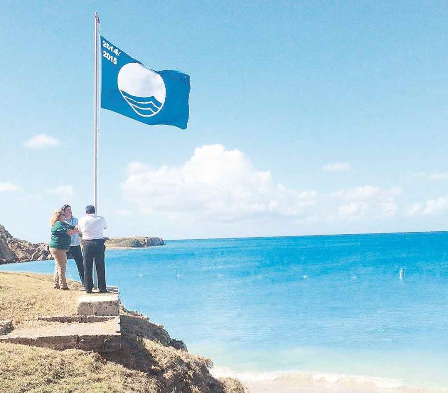 Bandera azul Puerto Rico (semisquare-x3)