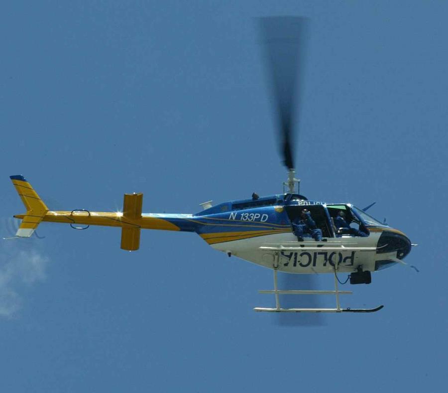 Un helicóptero de la Policía. (GFR Media) (semisquare-x3)