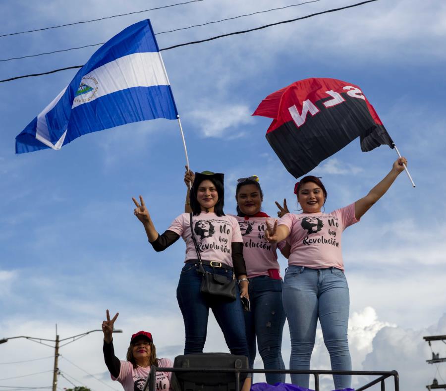 Los sandinistas vuelven a las calles de Nicaragua para defender a Daniel Ortega (semisquare-x3)
