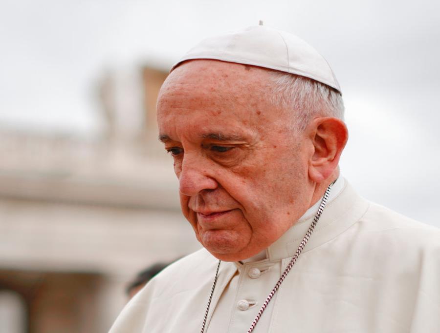 Francisco recibió a las máximas autoridades del Episcopado de Estados Unidos en el Vaticano. (AP) (semisquare-x3)