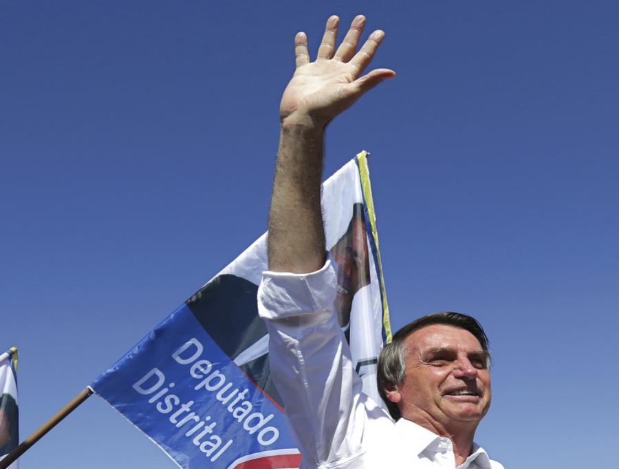 Las intenciones de voto por el candidato ultraderechista Jair Bolsonaro tuvieron un fuerte impulso (semisquare-x3)