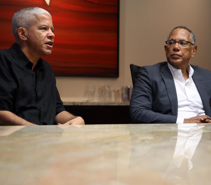 Los editores Marc Lacey y Dean Baquet estuvieron la semana pasada en Puerto Rico (semisquare-x3)