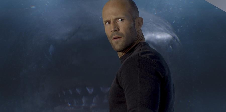 Jason Statham en una escena de The Meg. (AP) (horizontal-x3)