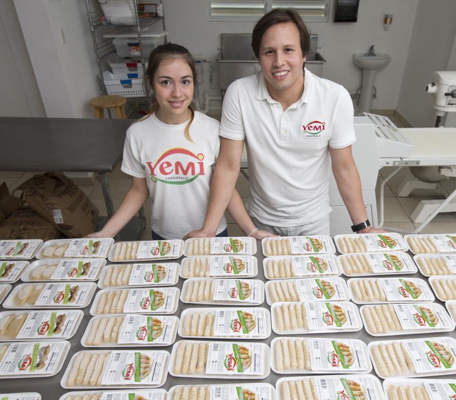 Al momento, son cuatro las variedades de productos Yemi: deditos de queso gouda, de cheddar y de mozarela, así como las musas rellenas de chocolate con avellanas. (GFR Media) (semisquare-x3)